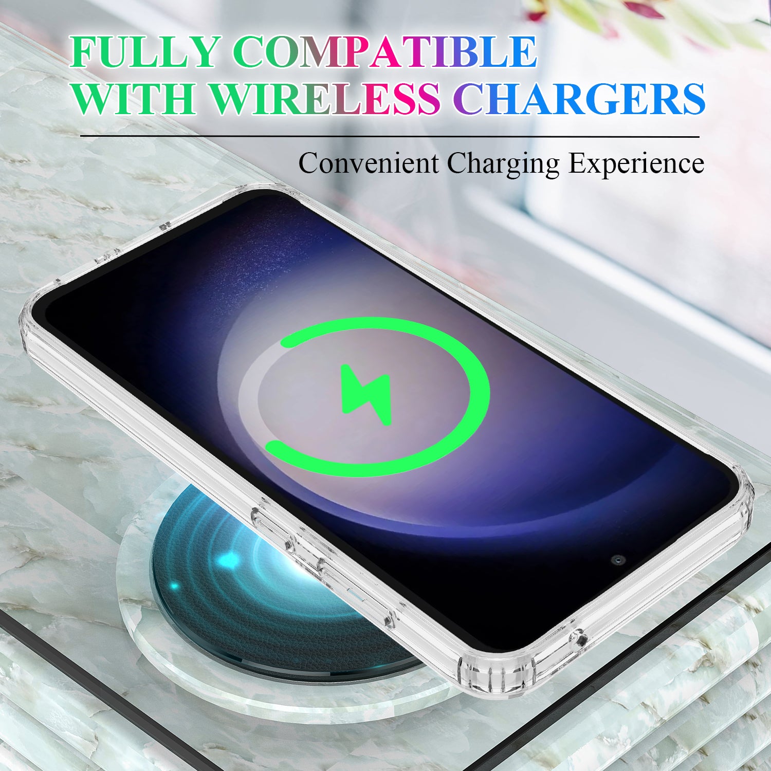 For Samsung Galaxy S23 FE Clear Case Anti-drop Phone Cover Compatible with MagSafe For Samsung Galaxy S23 FE Clear Case Anti-drop Phone Cover Compatible with MagSafe